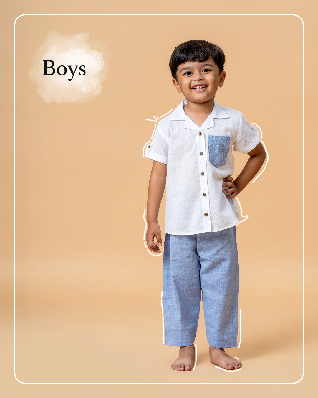 Shop Baby Kids Clothes for Boys | Cotton & Linen Wear – ZEEVA INC