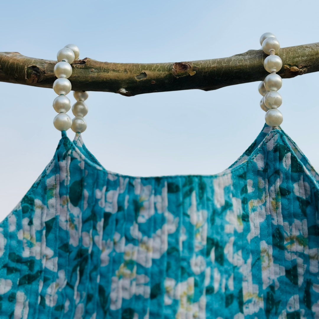 Pearls Flutter Top