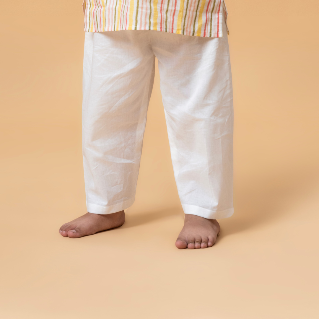 White Linen Unisex Pant