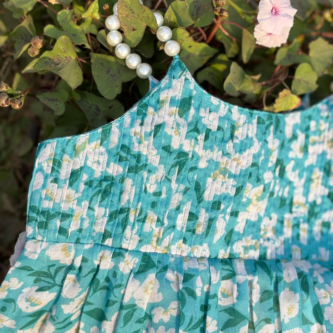 Pearls Flutter Top
