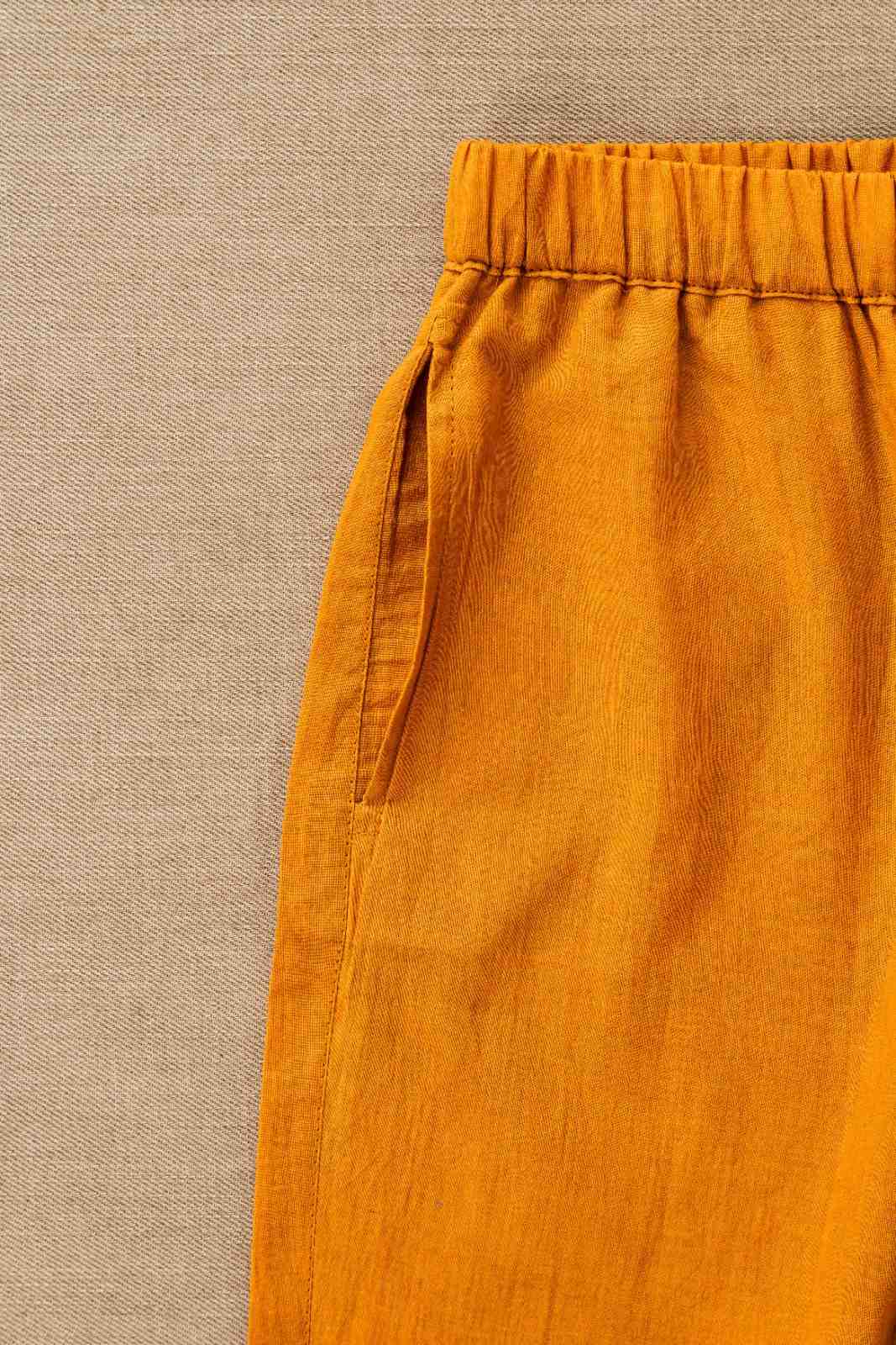 Yellow Pichwai Print Kurta & Pant Set