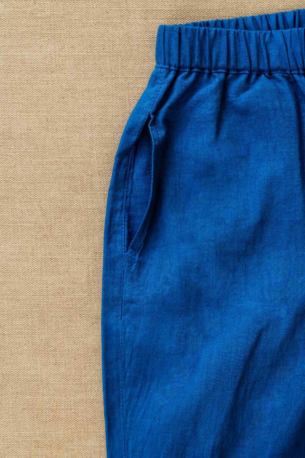 Royal Blue Pichwai Print Kurta & Pant Set