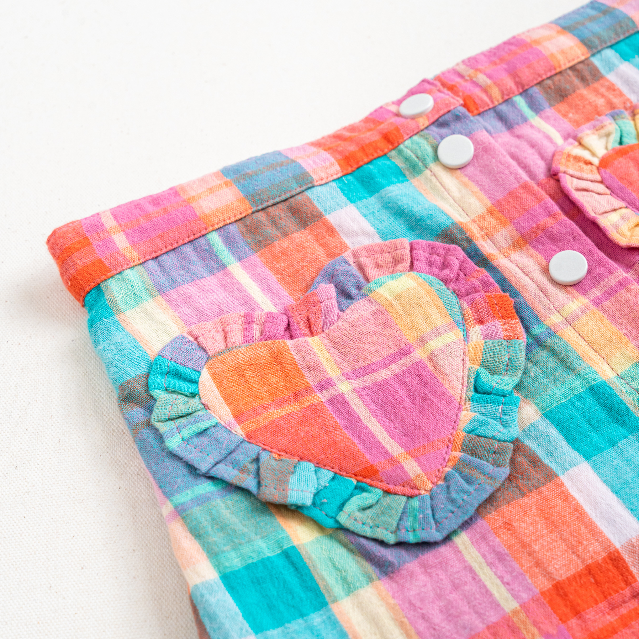 Candy check heart skort