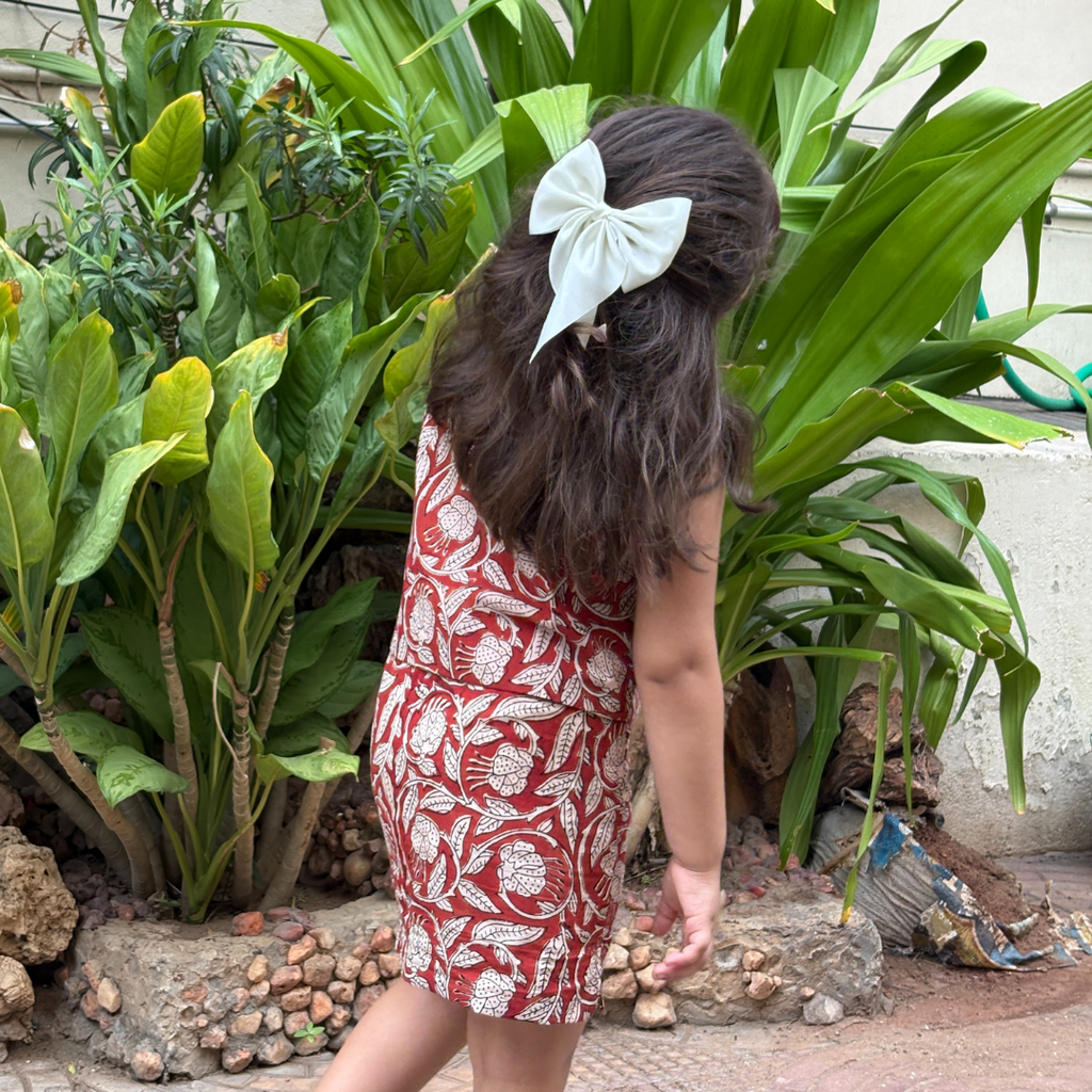 Kalamkari Charm vest top & skirt set