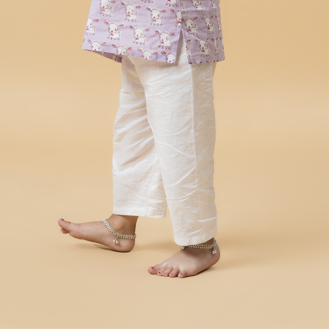 White Linen Unisex Pant