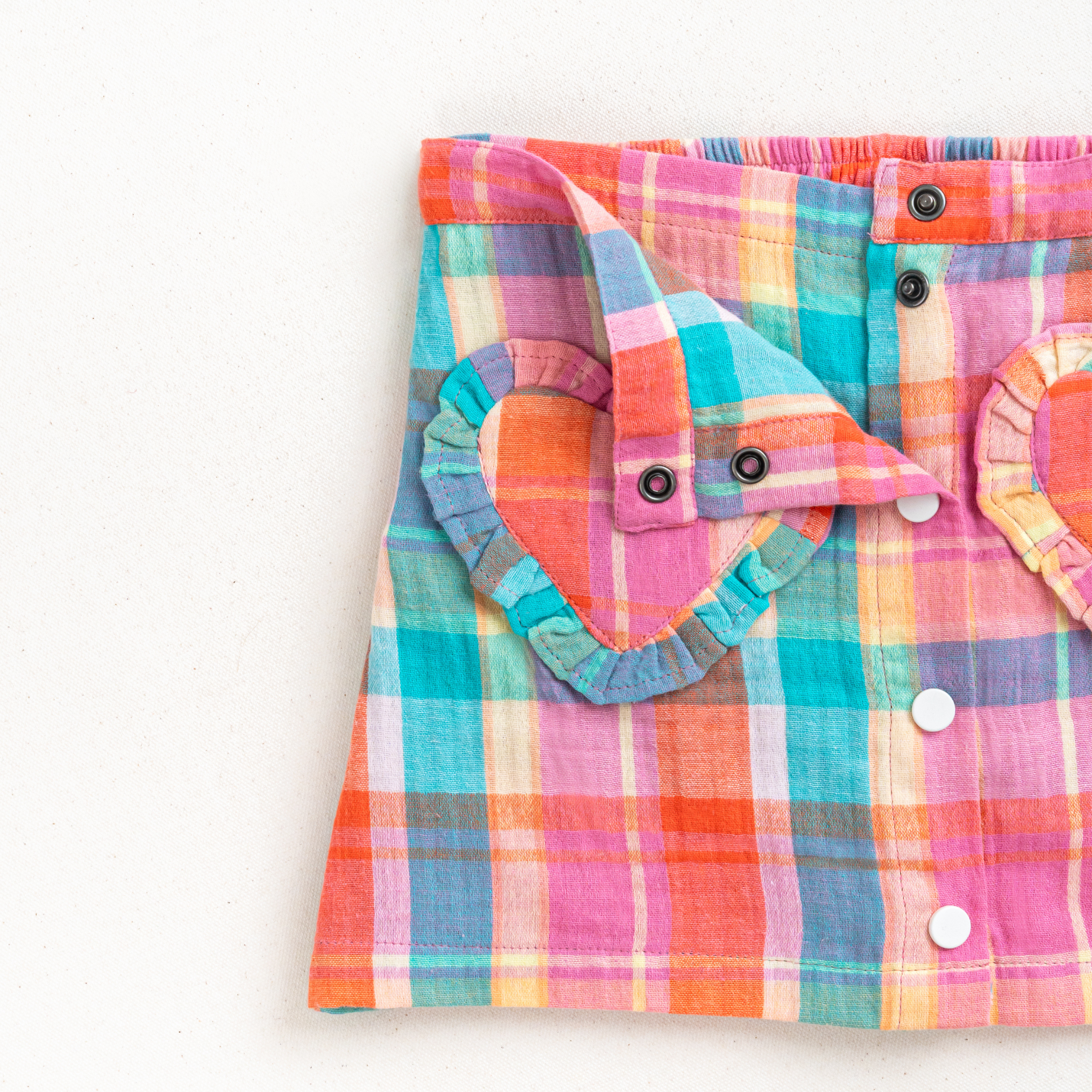 Candy check heart skort