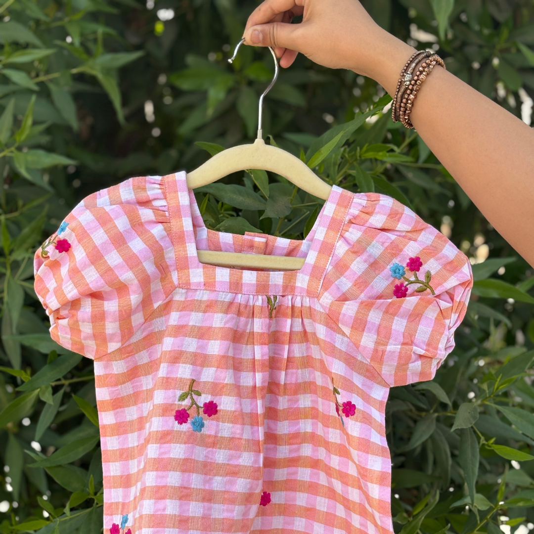 Girly Gingham Co-ord Set