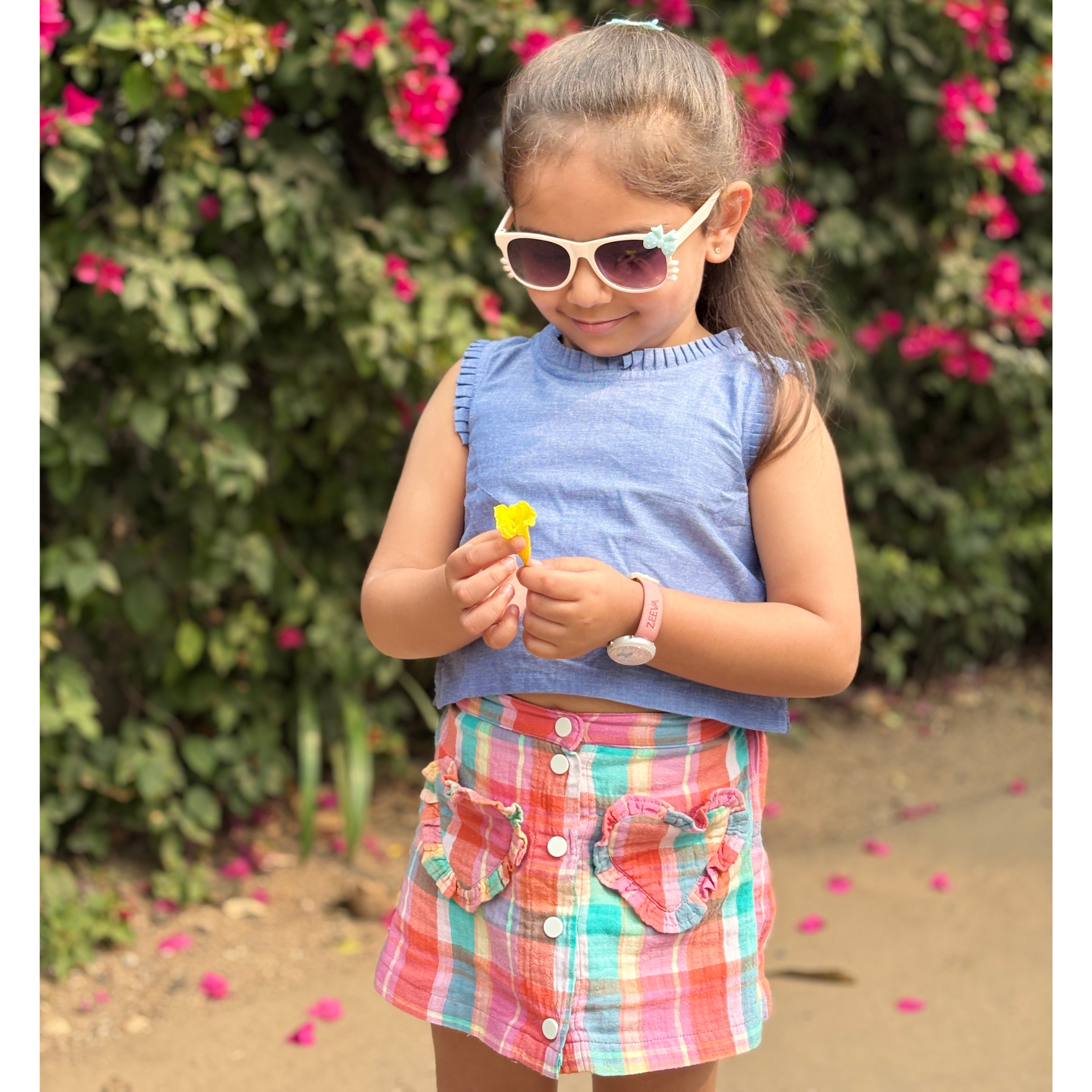 Candy check heart skort