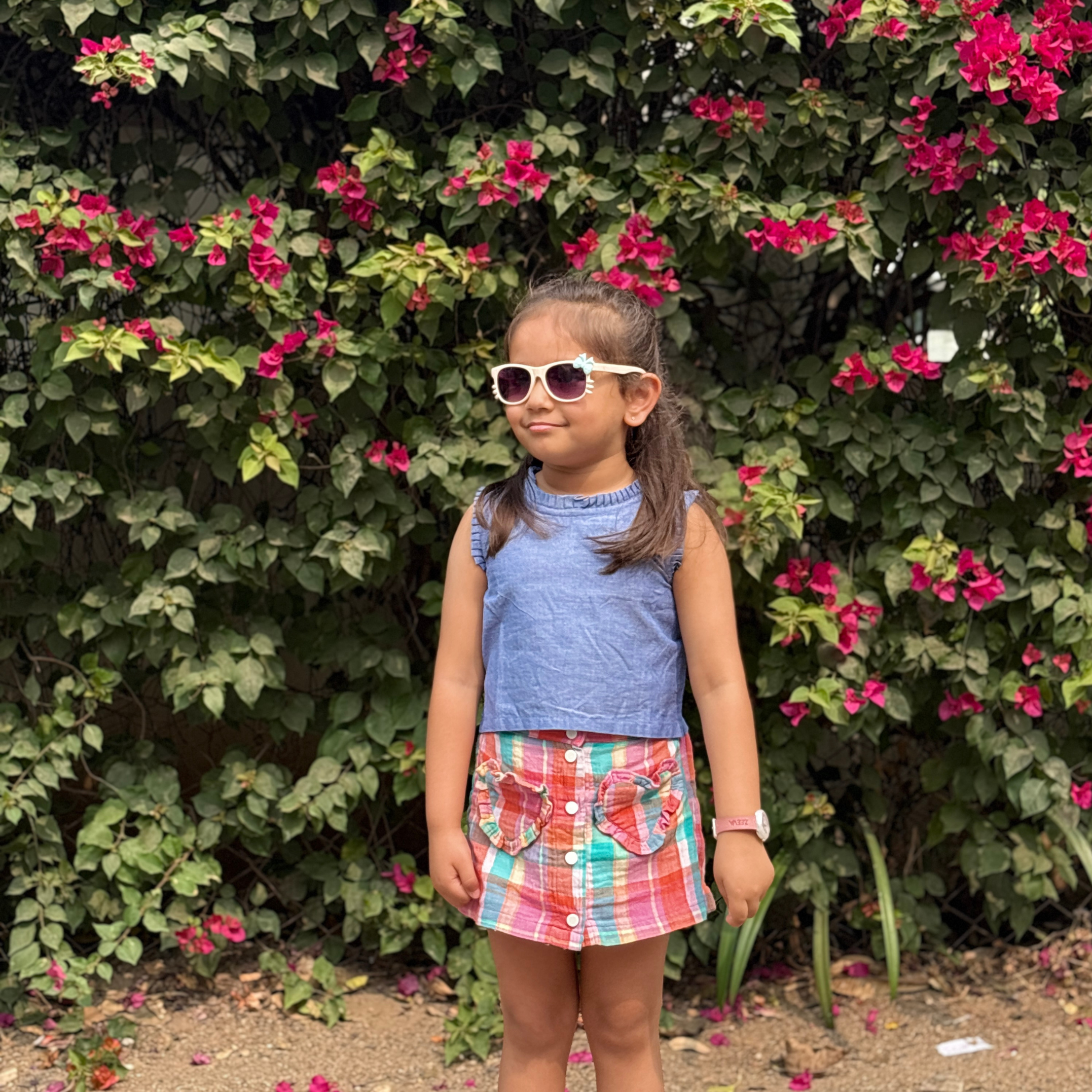 Candy check heart skort