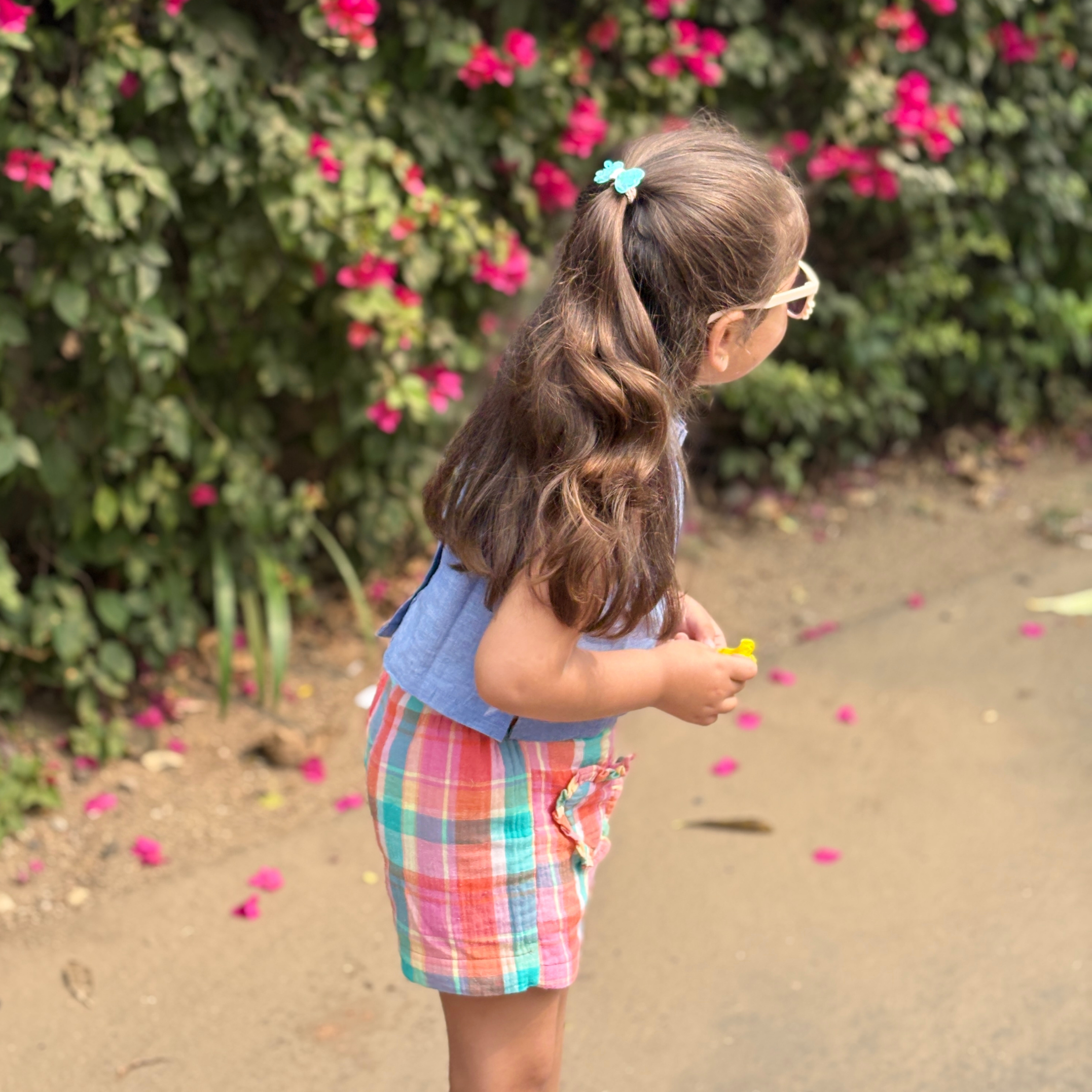 Candy check heart skort