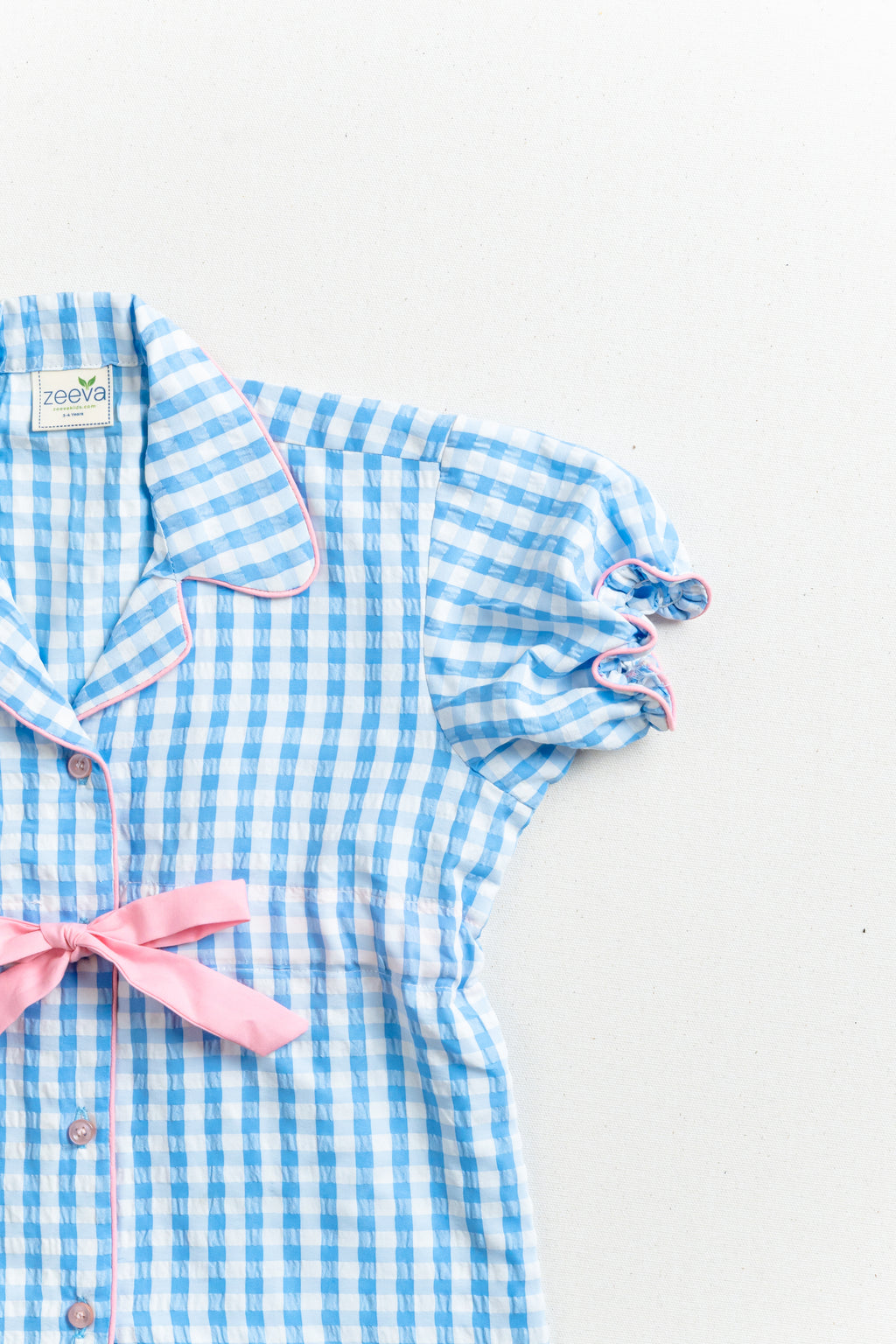 Cotton Candy Gingham Lounge Set