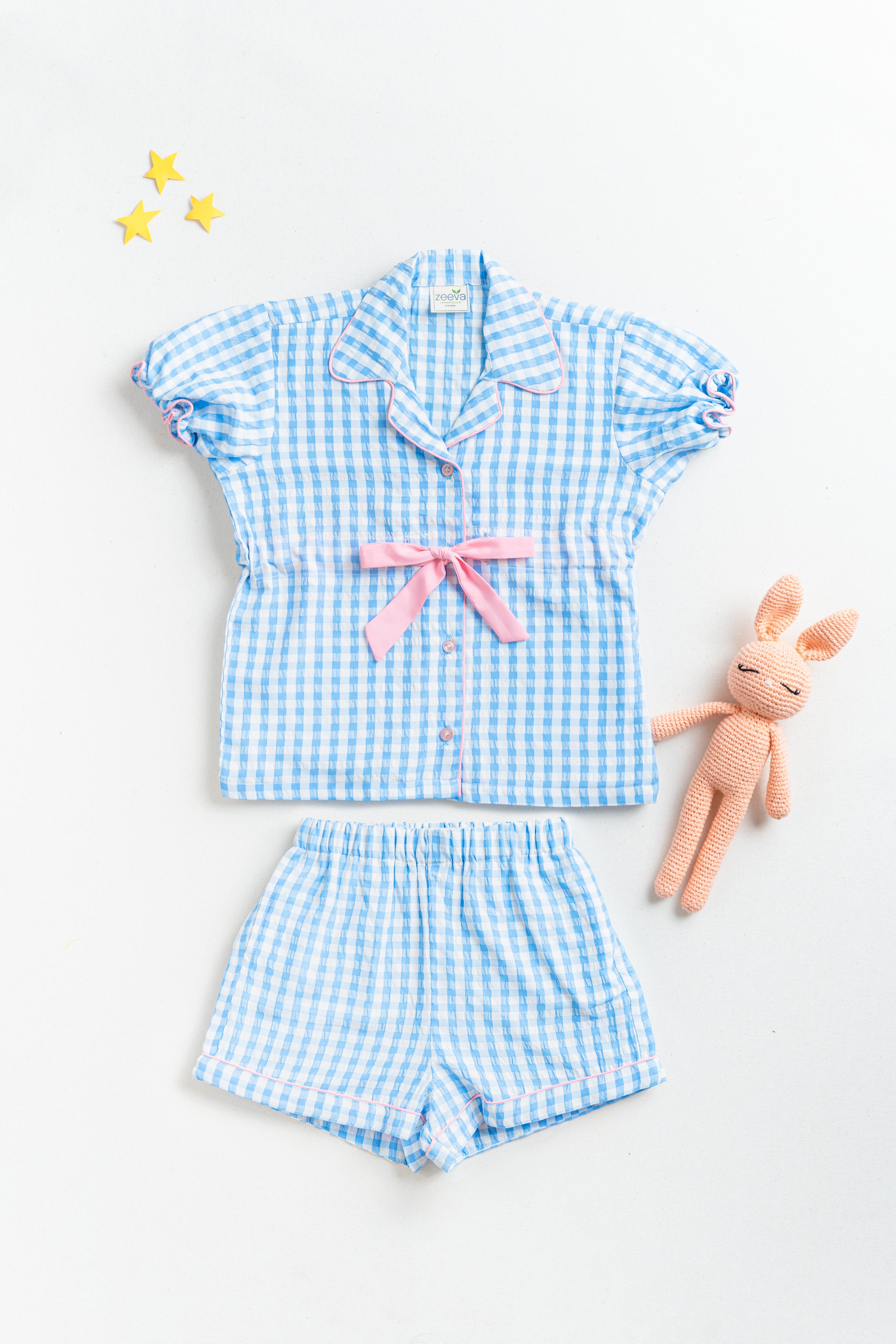 Cotton Candy Gingham Lounge Set