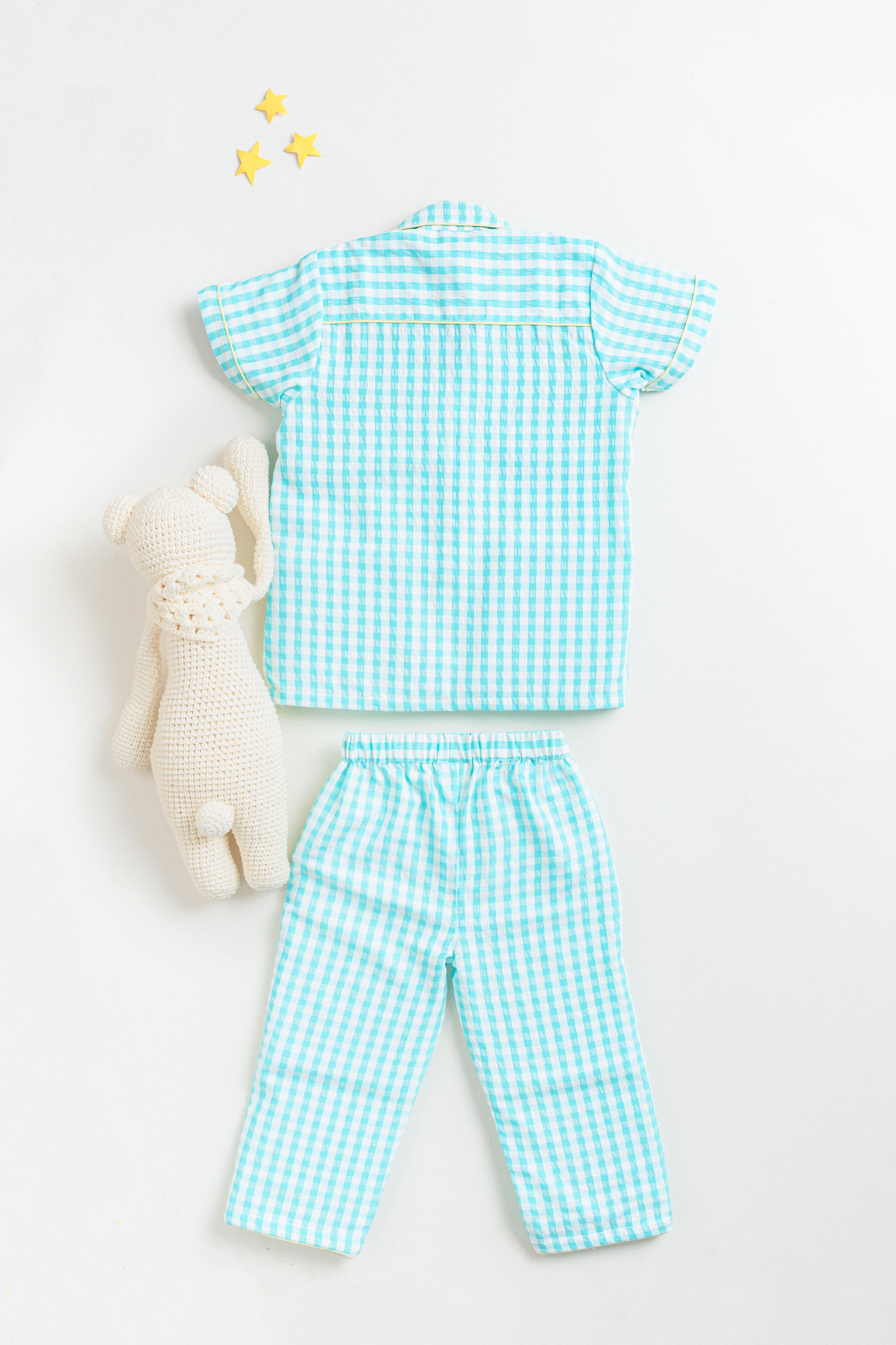 Mint Pop Gingham Set