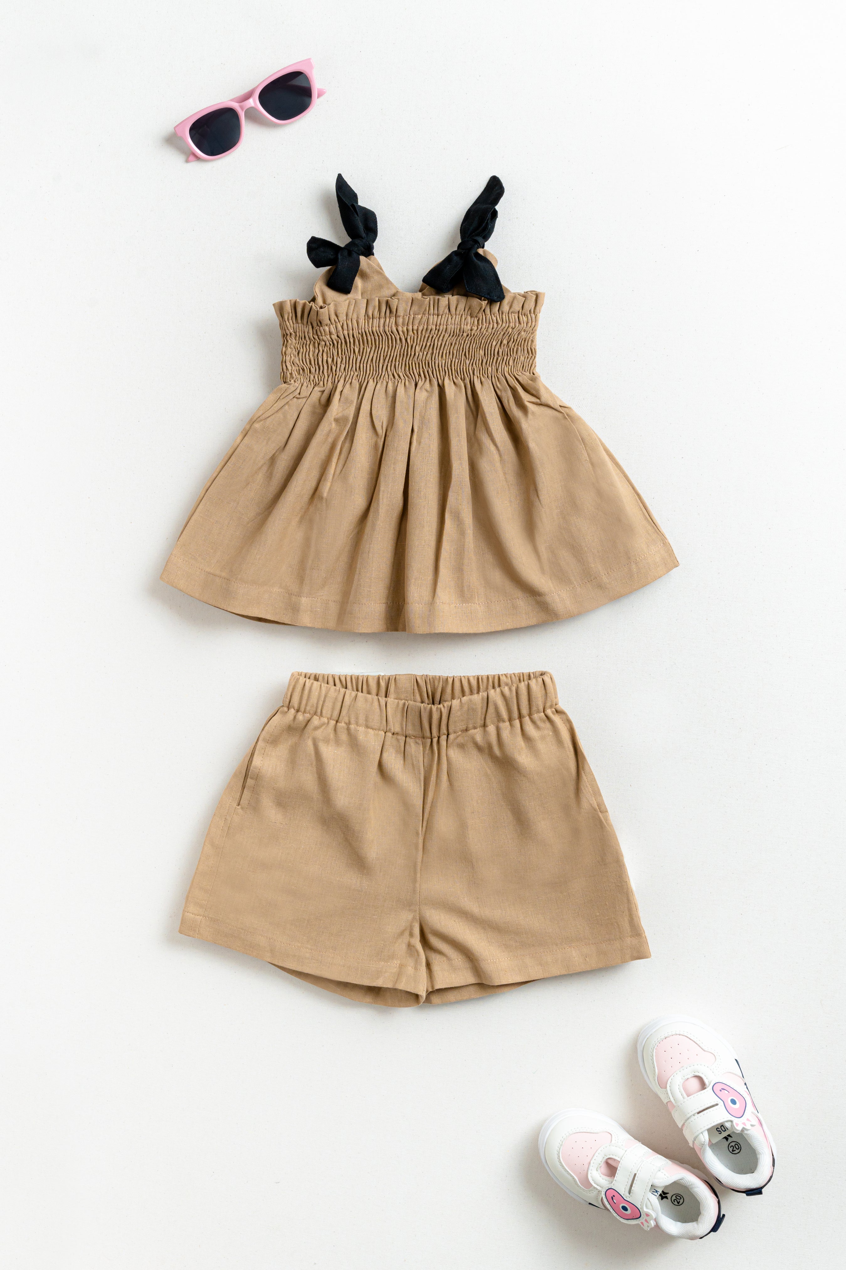 Nomad knot top & shorts co ort set