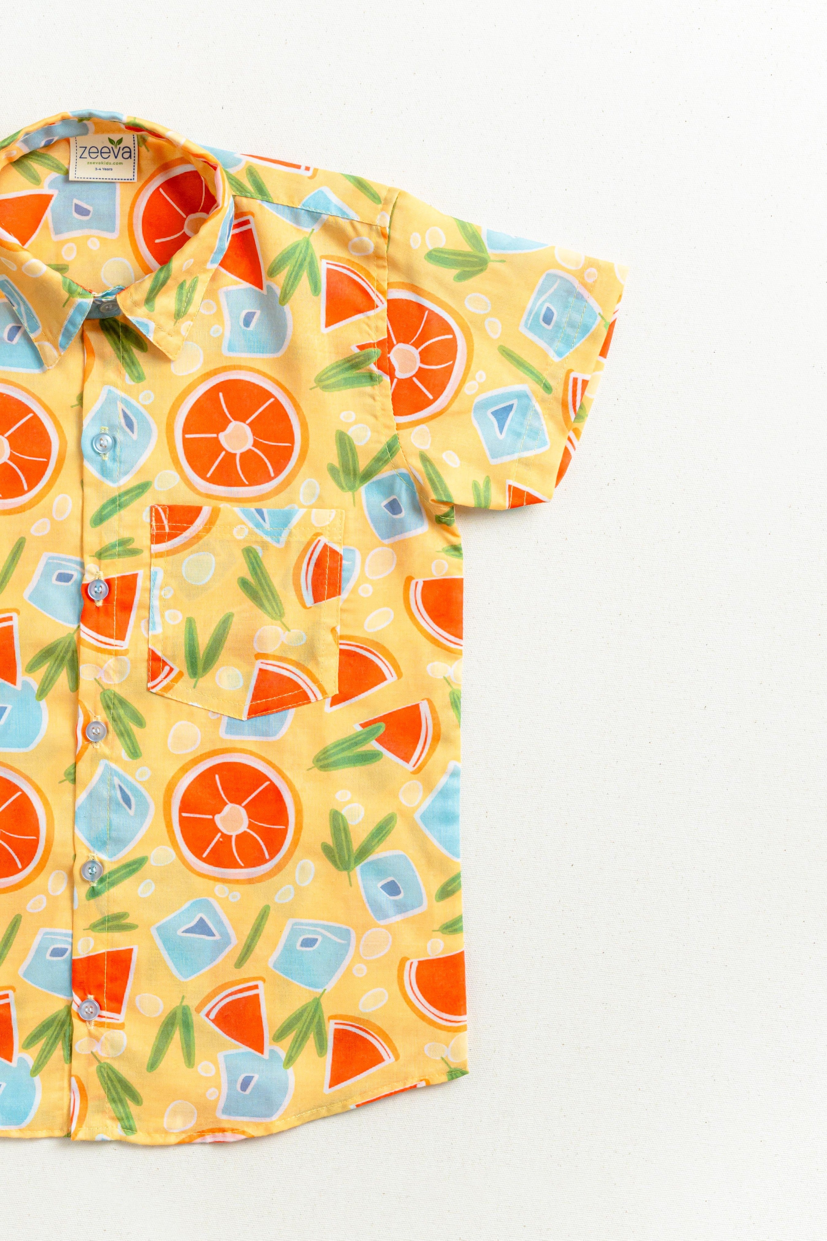 Citrus Carnival Makhan Mul Shirt