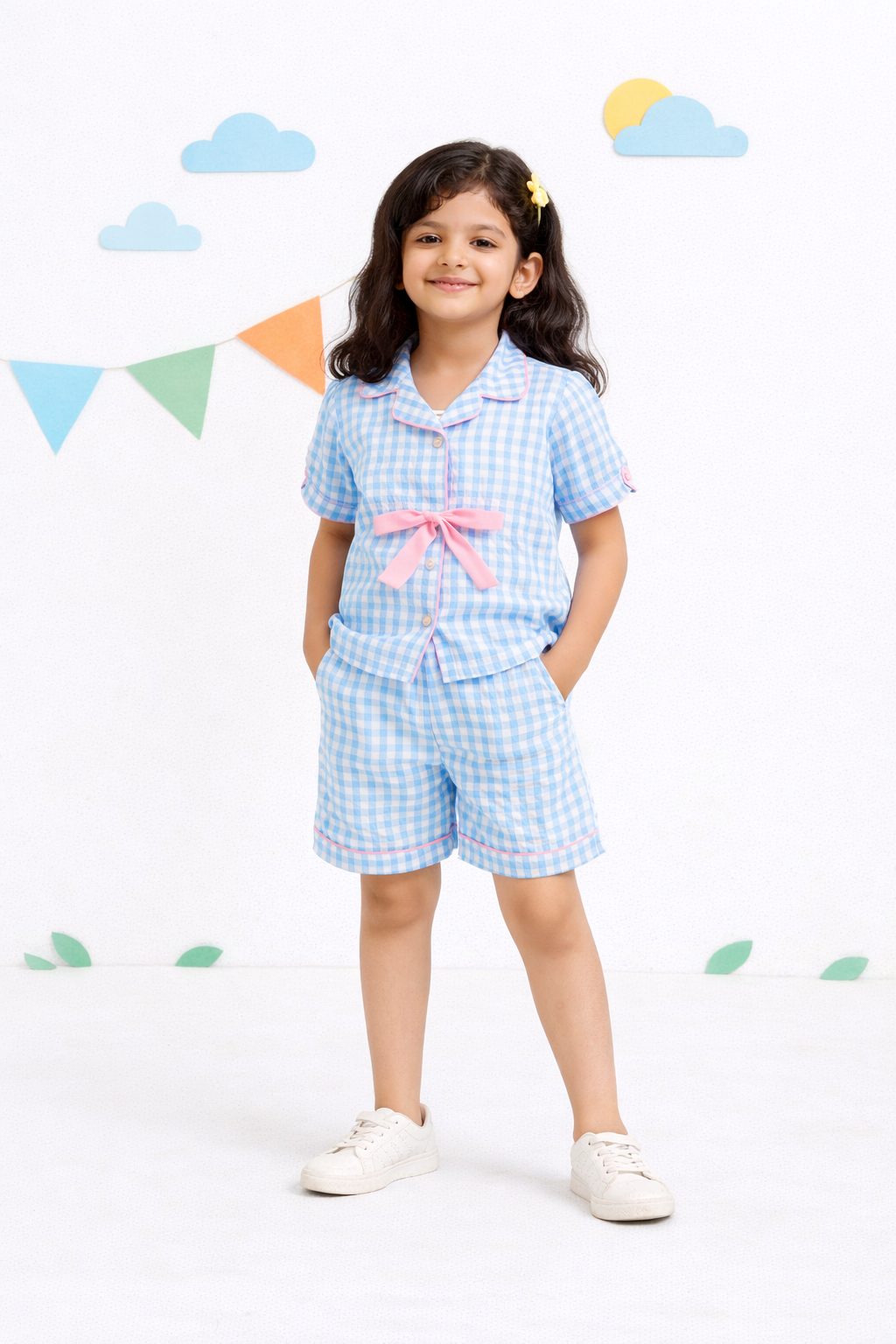 Cotton Candy Gingham Lounge Set