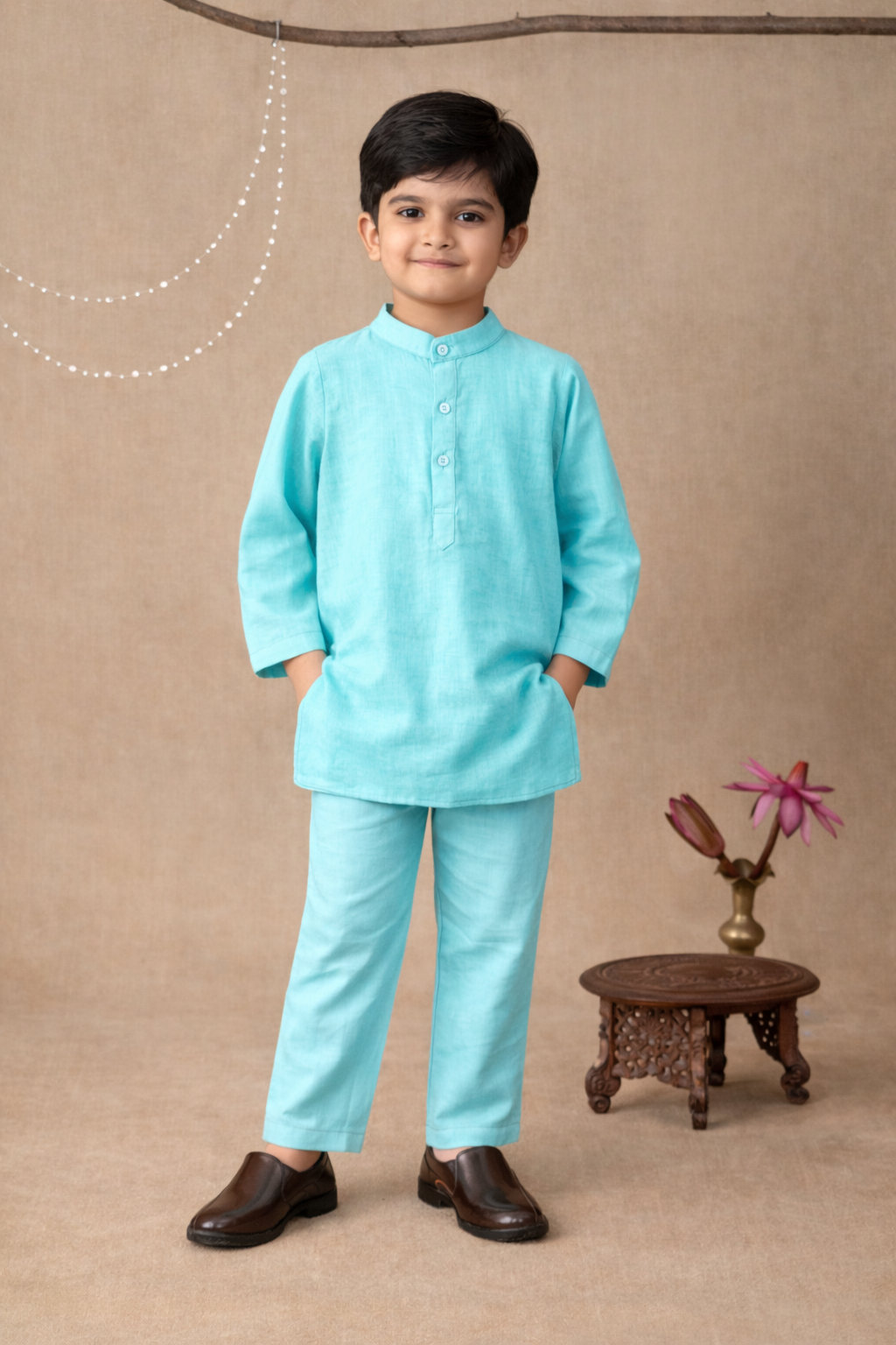 Neeldhara Kurta & Pant Set With Mukaish work