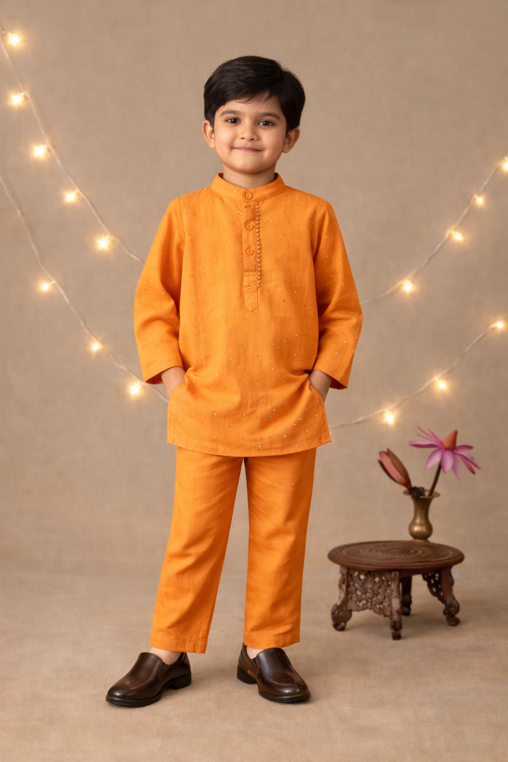 Marigold Glow Kurta Set