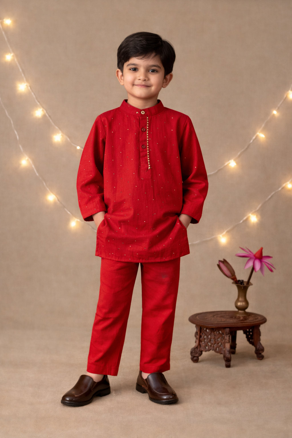 Ruby kurta set