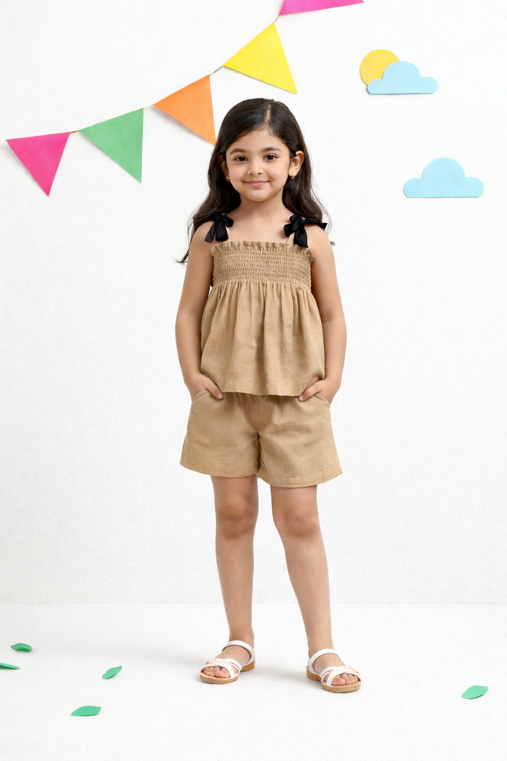 Nomad knot top & shorts co ort set