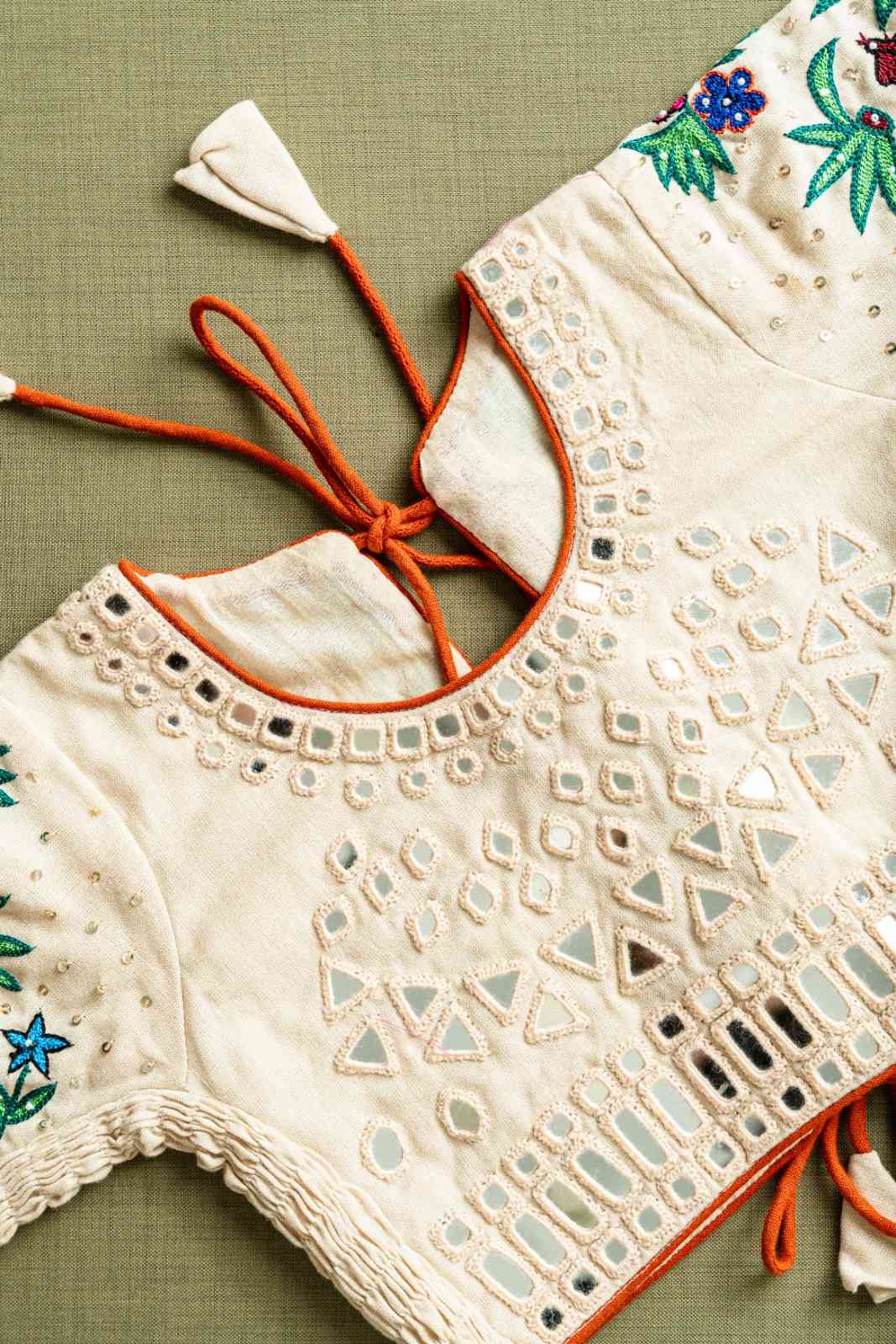 Beige chaniya choli
