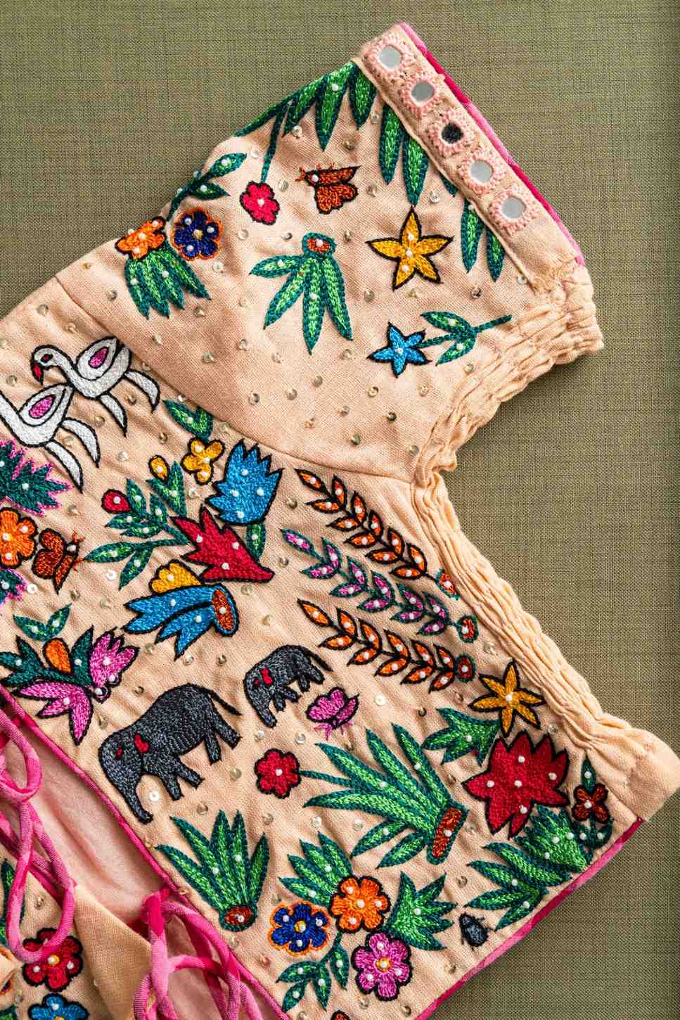 Peach chaniya choli