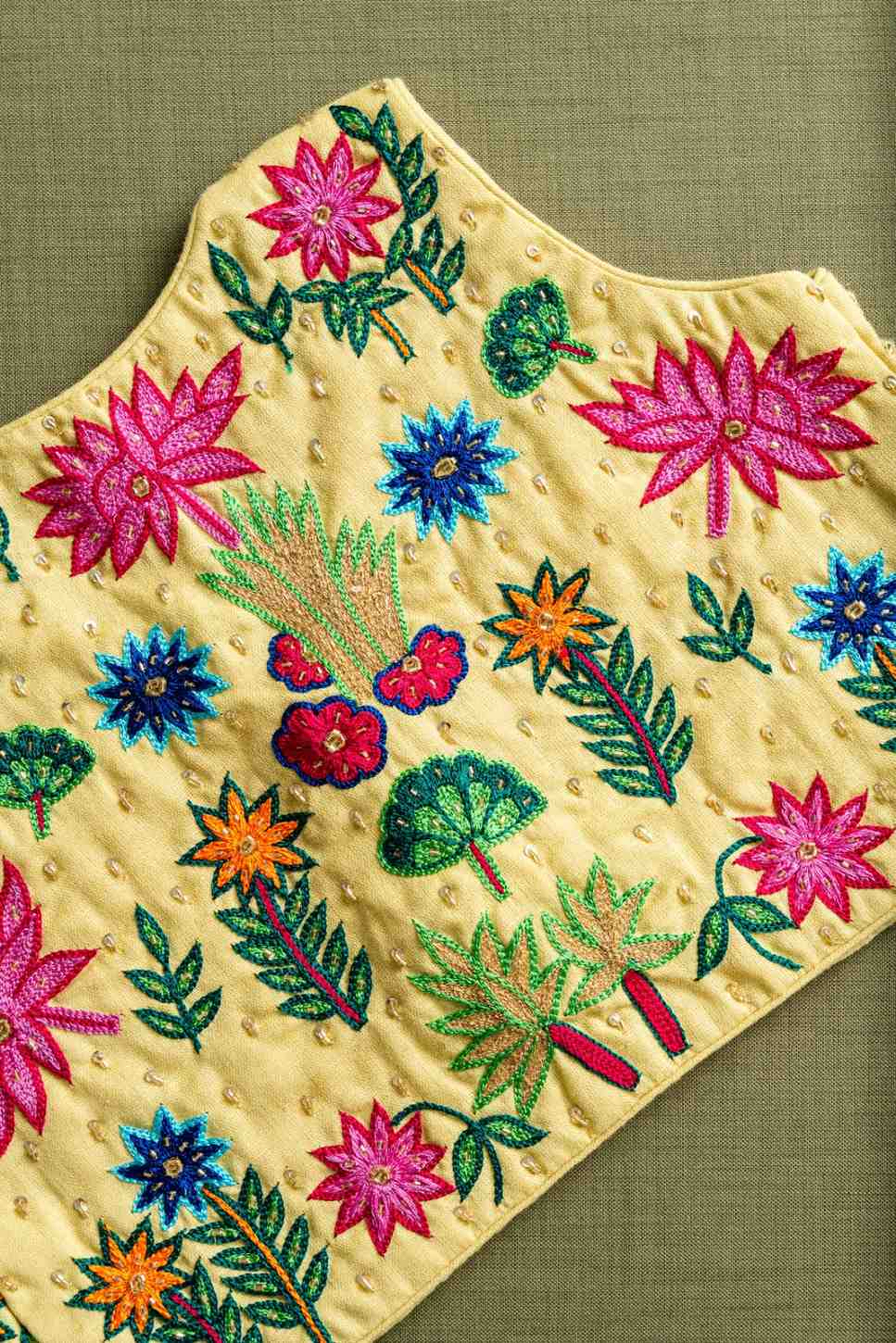 Yellow chaniya choli