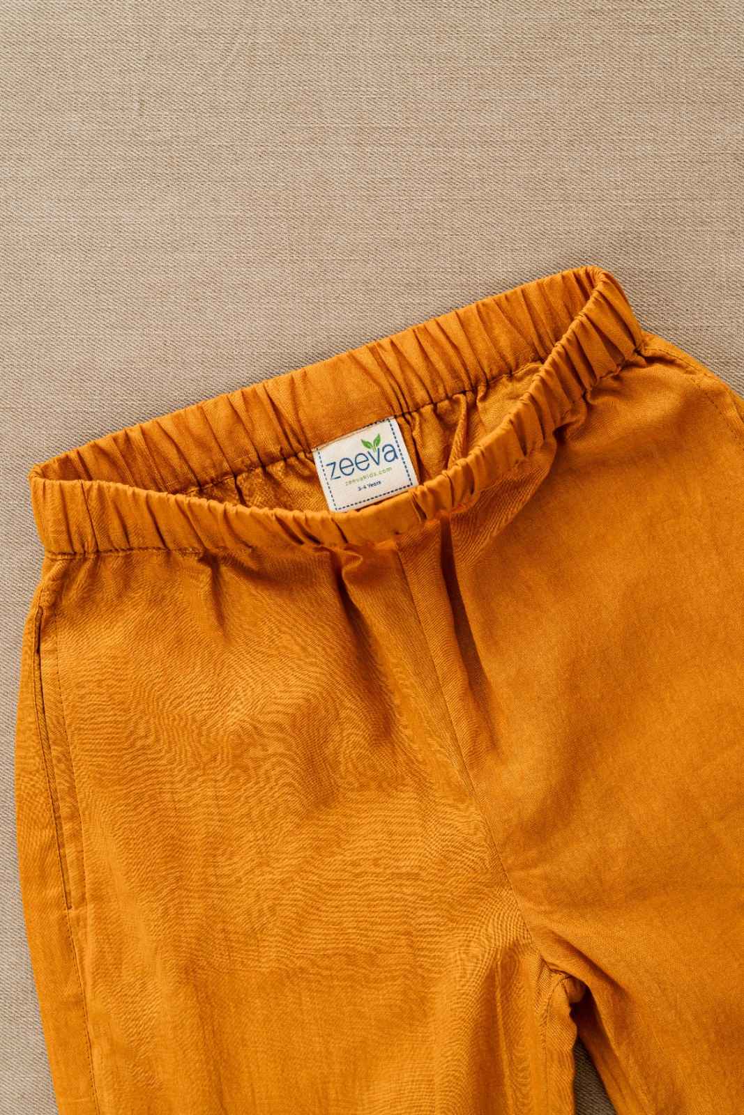 Yellow Pichwai Print Kurta & Pant Set