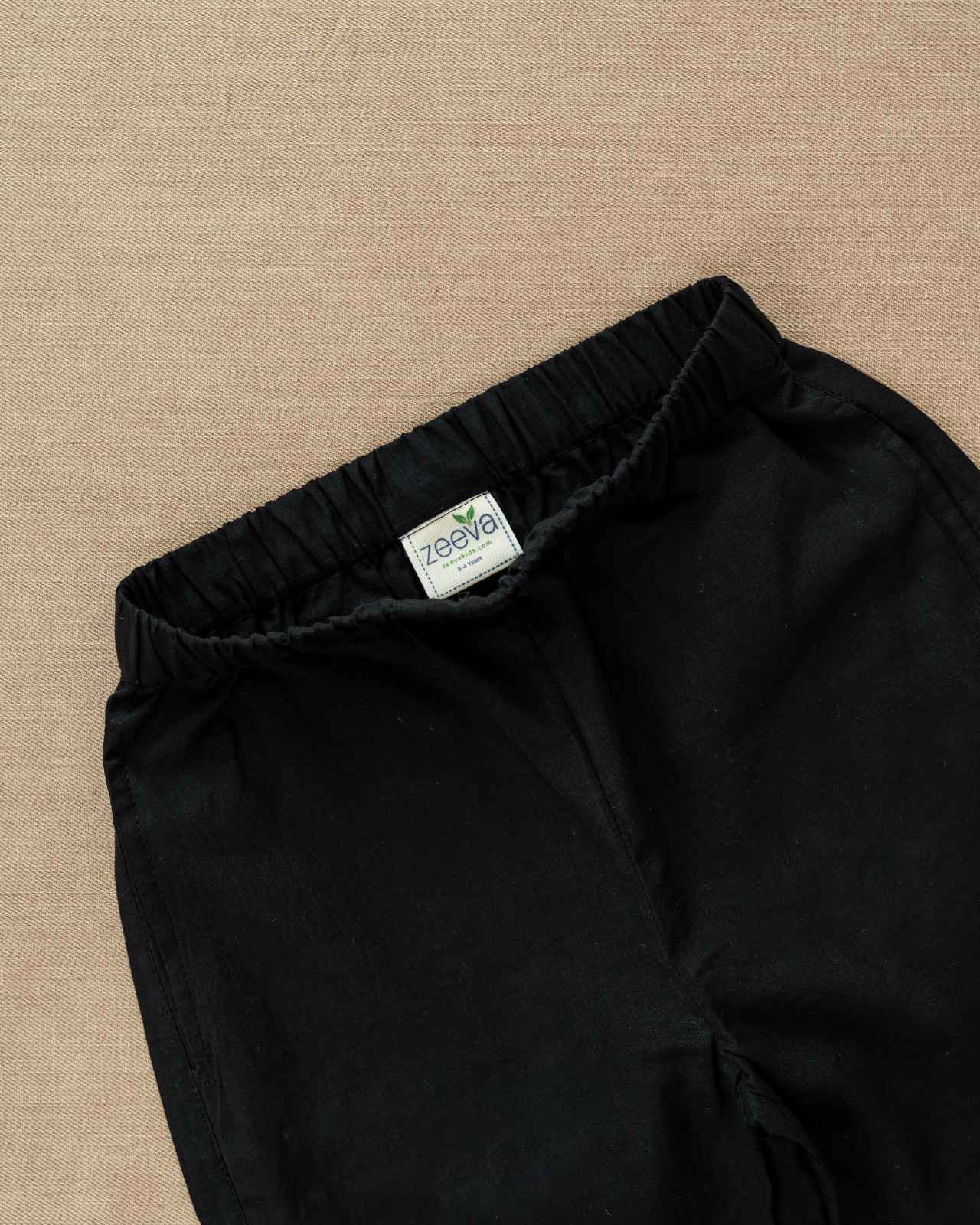 Black Pichwai Print Kurta & Pant Set