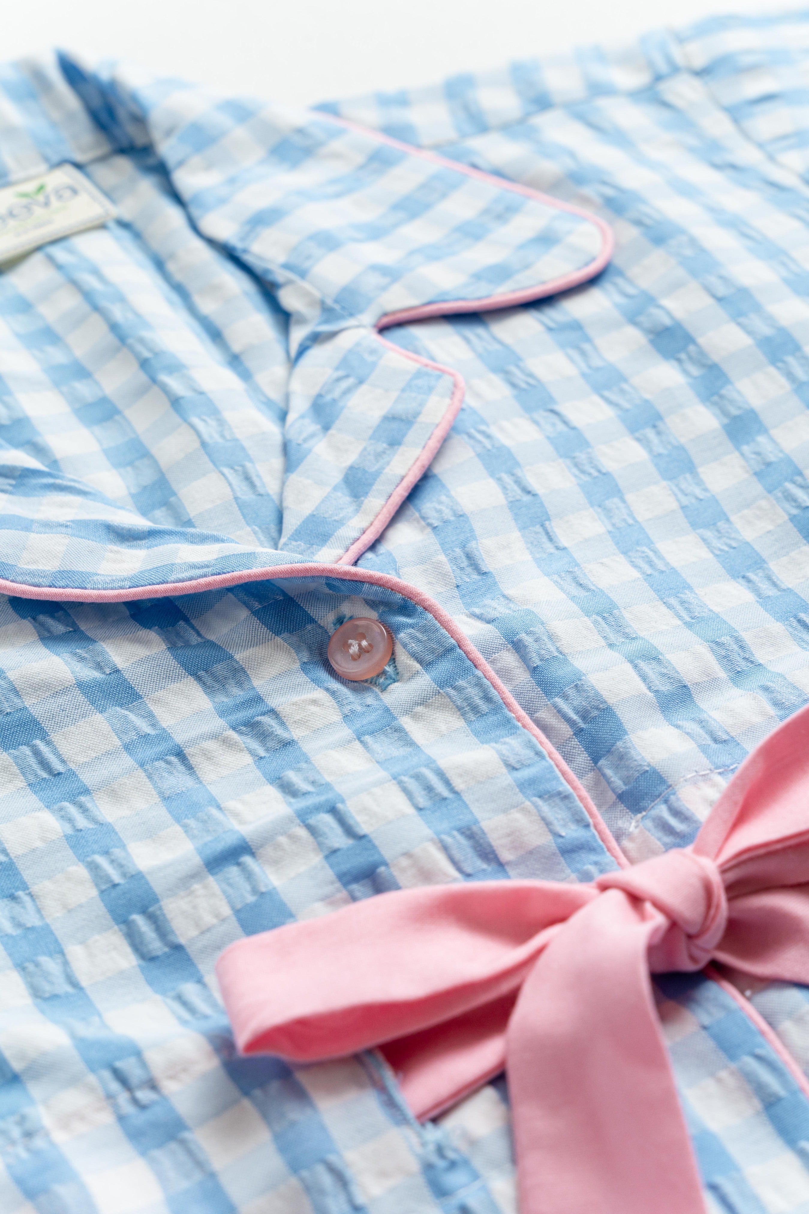 Cotton Candy Gingham Lounge Set
