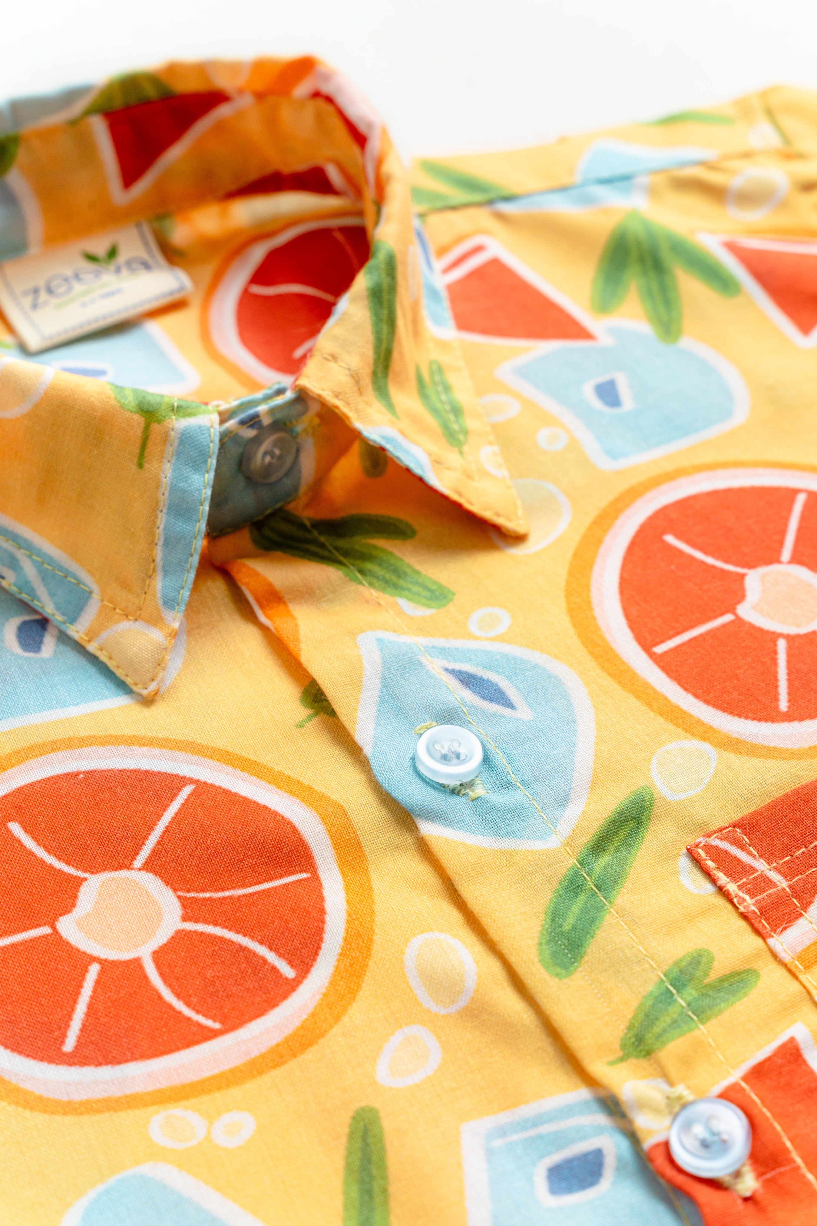 Citrus Carnival Makhan Mul Shirt
