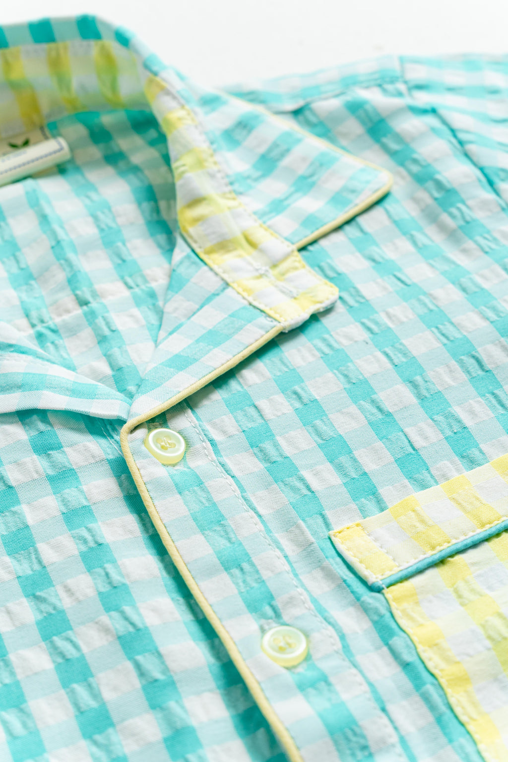 Mint Pop Gingham Set