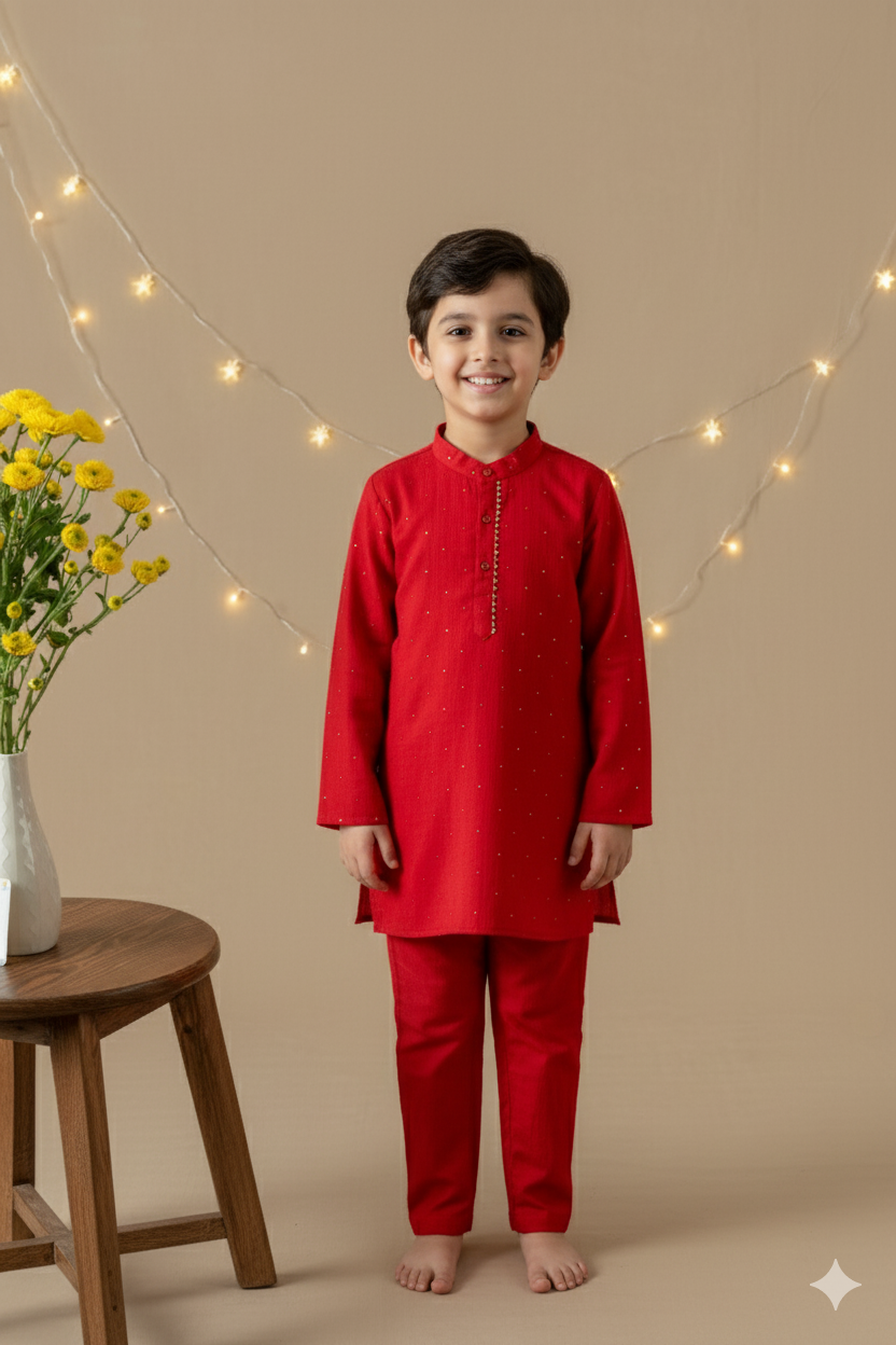 Ruby kurta set