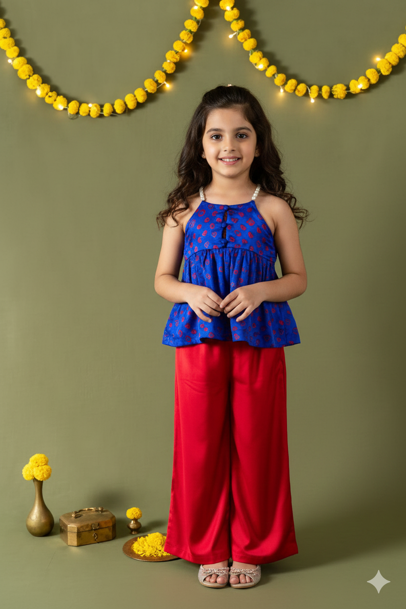 Neelkamal Bandhani Set