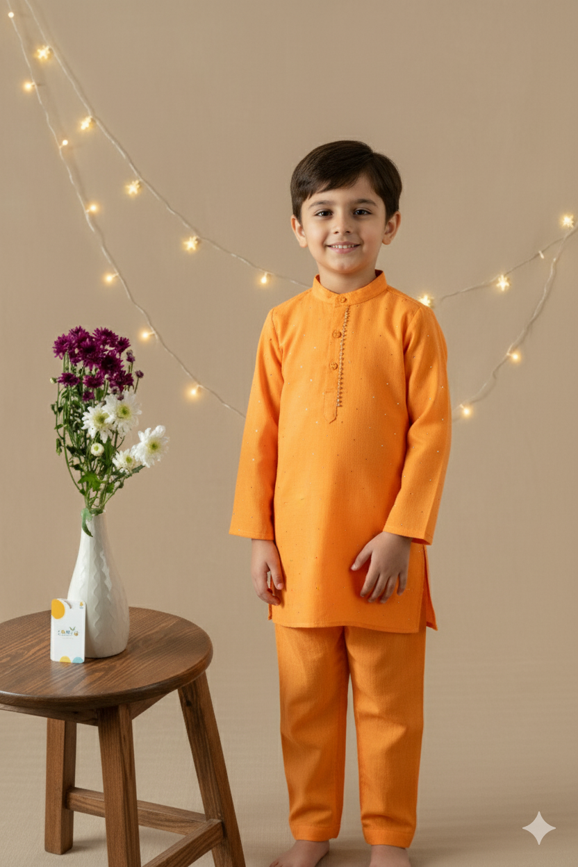 Marigold Glow Kurta Set
