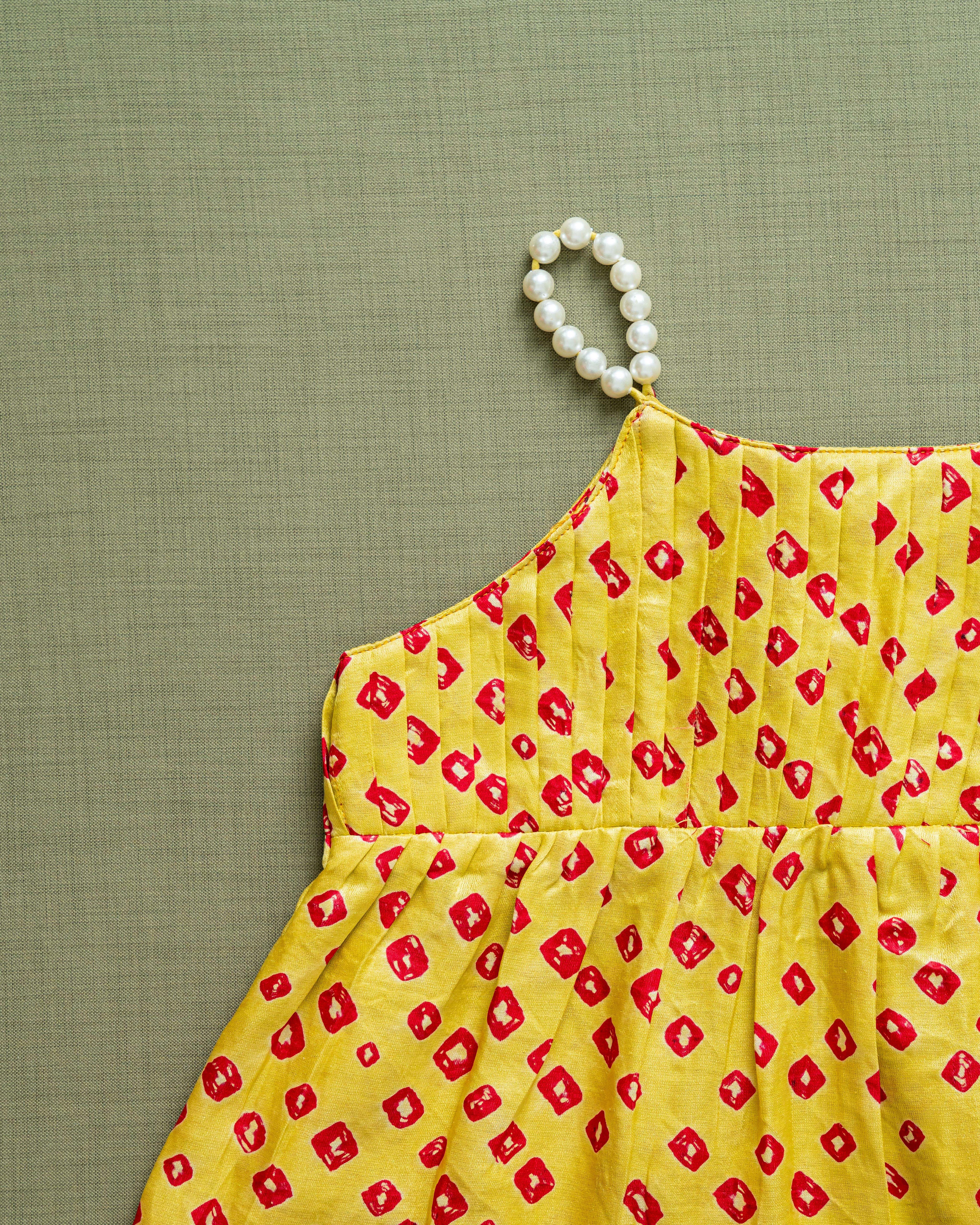 Sunshine Bandhani Set