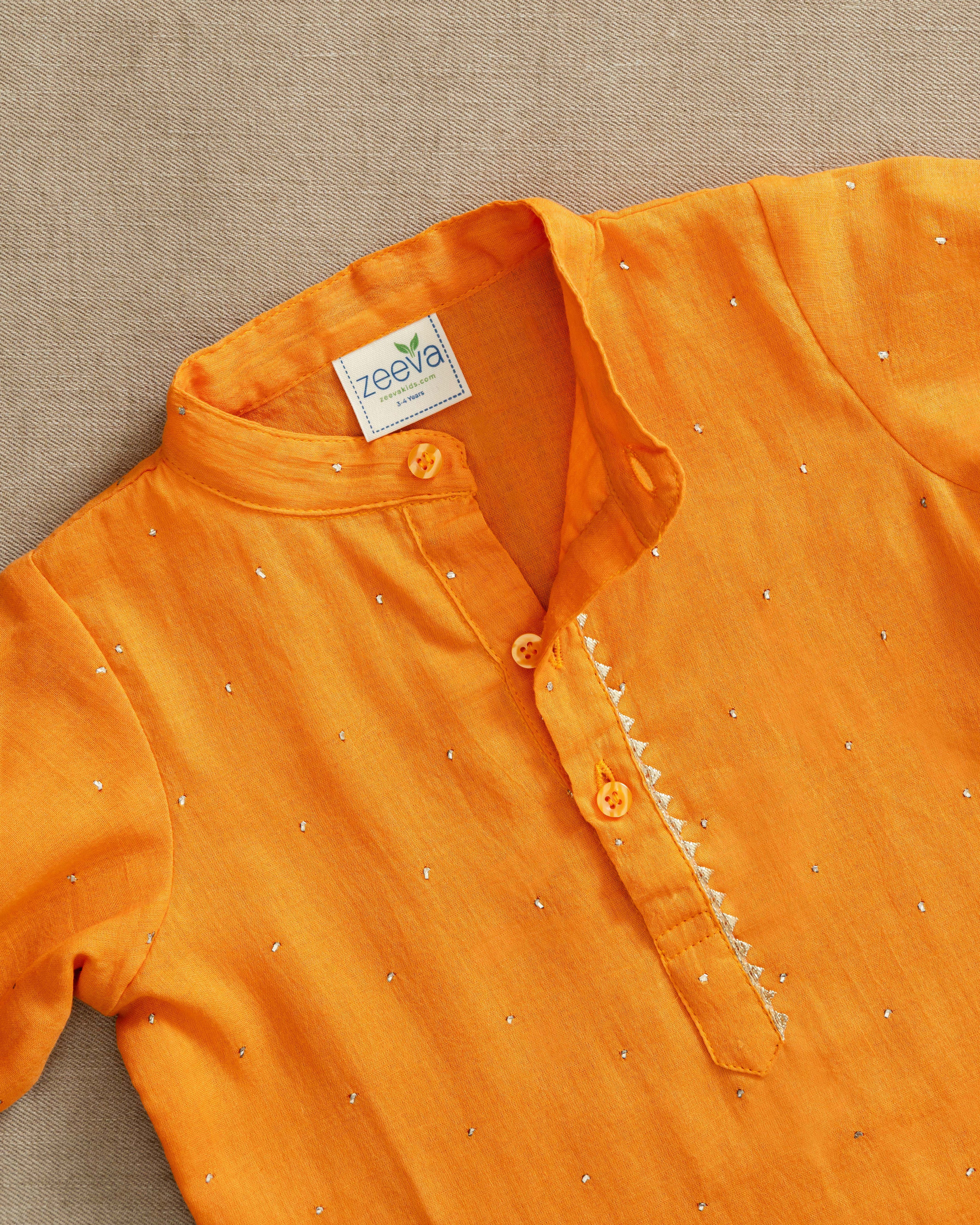 Marigold Glow Kurta Set