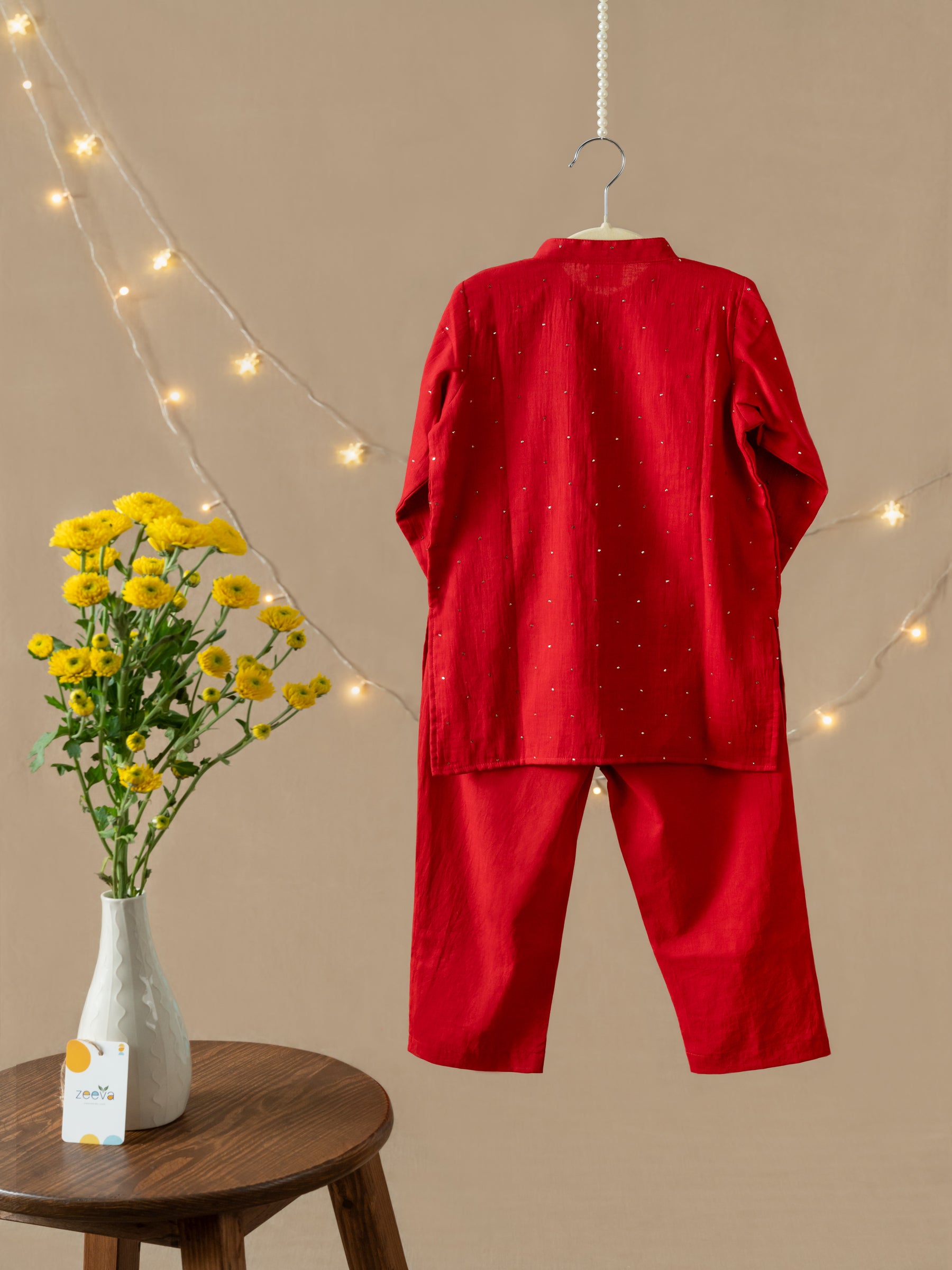 Ruby kurta set