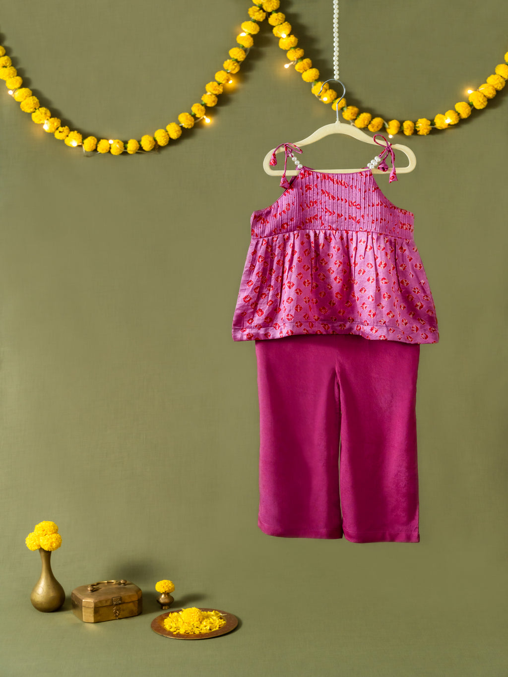 Pankhuri Bandhani Set