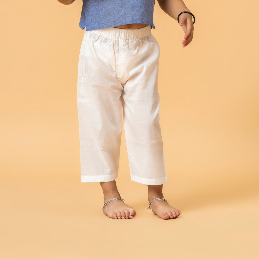 White Linen Unisex Pant